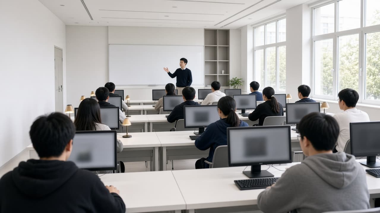 明亮的 AI 实训教室